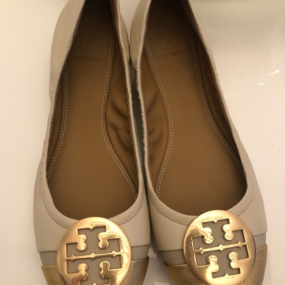 Tory Burch Mini cap-toe ballet flats - Picture 7 of 7